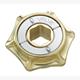 Huzzle Cast Puzzle - Level 4 - Valve