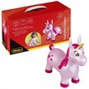 Idena 40133 Hüpfpferd Einhorn mit Sternen pink 59x23x53cm