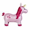 Idena 40133 Hüpfpferd Einhorn mit Sternen pink 59x23x53cm | Bild 5