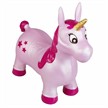Idena 40133 Hüpfpferd Einhorn mit Sternen pink 59x23x53cm | Bild 2
