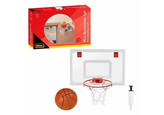 Idena 40379 Mini Basketball Set Indoor