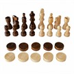 Idena Brettspiel 2 in1 Schach und Dame 28.5 x 28. 5 cm | Bild 3