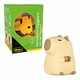 Idena LED Nachtlicht Capybara weiss 11cm USB Lithium Ionen Akku