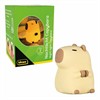 Idena LED Nachtlicht Capybara weiss 11cm USB Lithium Ionen Akku
