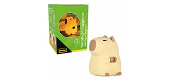 Idena LED Nachtlicht Capybara weiss 11cm USB Lithium Ionen Akku