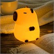 Idena LED Nachtlicht Capybara weiss 11cm USB Lithium Ionen Akku | Bild 6