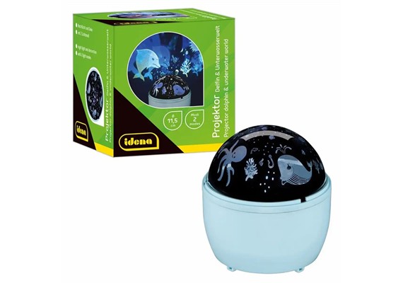 Idena LED Projektor Delfin Sternenhimmel