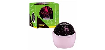 Idena LED Projektor Einhorn Sternenhimmel