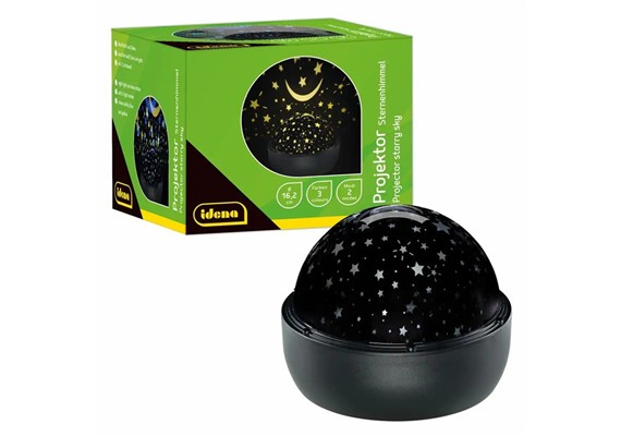 Idena LED Projektor Sternenhimmel 16.2 x 16.2 x 13 cm