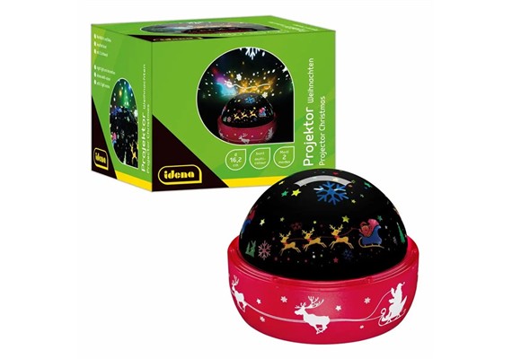 Idena LED Projektor Weihnachten 16.2 x 16.2 x 13 cm