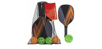 Idena Pickleball Set 2 Schläger/4 Bälle 6 Teile