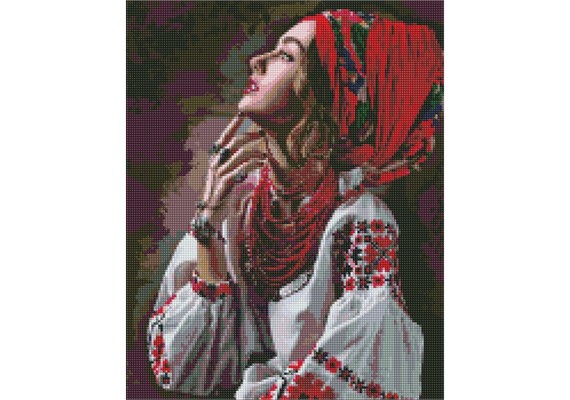 Ideyka AMC20135 Diamond Painting ohne Rahmen - Blumensterne 40 x 50 cm