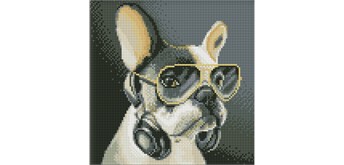 ideyka AMC7725 Diamond Painting - Flauschiger DJ 30 x 30 cm