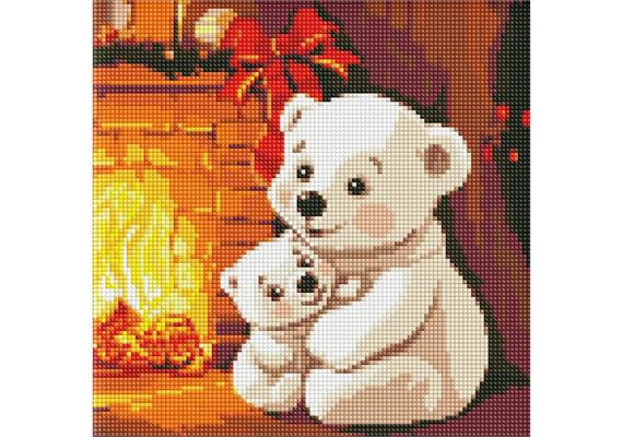 ideyka AMC7807 Diamond Painting - Heimische Wärme 30 x 30 cm