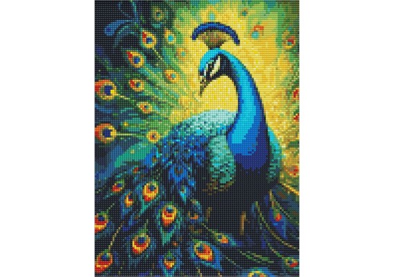 ideyka AMC7869 Diamond Painting - Raffinierter Pfau 30 x 40 cm ideyka AMC7869 Diamond Painting - Raffinierter Pfau 30 x 40 cm