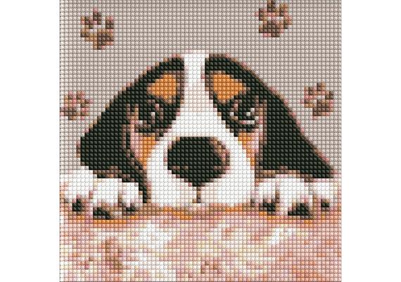 ideyka AMC7951 Diamond Painting - Süsser Hund 20 x 20 cm