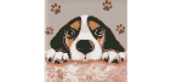 ideyka AMC7951 Diamond Painting - Süsser Hund 20 x 20 cm