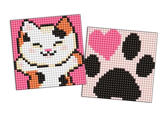 ideyka AMG1048 Diamond Painting Magnet - Flauschige Umarmung