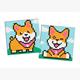 ideyka AMG1060 Diamond Painting Magnet - Spielende Hunde