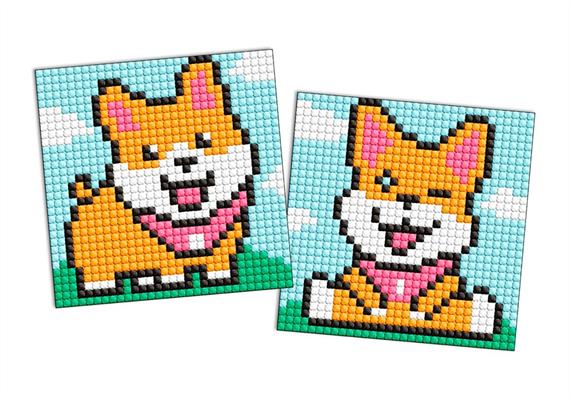 ideyka AMG1060 Diamond Painting Magnet - Spielende Hunde