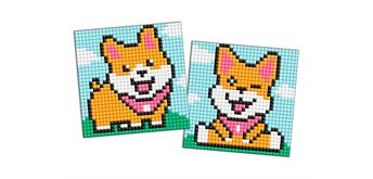 ideyka AMG1060 Diamond Painting Magnet - Spielende Hunde