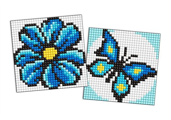 ideyka AMG1062 Diamond Painting Magnet - Blaue Farbe
