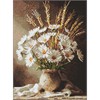 Ideyka AMO20233 Diamond Painting mit Rahmen Blütenblätter der Abendträume 30 x 40 cm