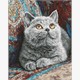 Ideyka AMO20250 Diamond Painting mit Rahmen Britische Ruhe 40 x 50 cm