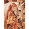 Ideyka AMO20290 Diamond Painting mit Rahmen Band der Seelen 30 x 40 cm