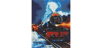 Ideyka AMO20336 Diamond Painting mit Rahmen Harry Potter: Der Weg zur Magie 40 x 50 cm
