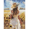 Ideyka AMO20352 Diamond Painting mit Rahmen Der Sonne entgegen 30 x 40 cm