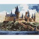 Ideyka AMO20360 Diamond Painting mit Rahmen Harry Potter: Hogwarts bei Tag 40 x 50 cm