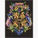 Ideyka AMO20366 Diamond Painting mit Rahmen Harry Potter: Wappen von Hogwarts 30 x 40 cm