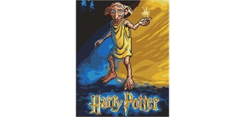 Ideyka AMO20373 Diamond Painting mit Rahmen Harry Potter: Dobby-Poster 40 x 50 cm