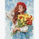 Ideyka AMO20392 Diamond Painting mit Rahmen Im Rhythmus der Schönheit 30 x 40 cm