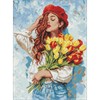 Ideyka AMO20392 Diamond Painting mit Rahmen Im Rhythmus der Schönheit 30 x 40 cm