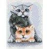 Ideyka AMO7134 Diamond Painting Kleine Haustiere 30 x 40 mit Rahmen
