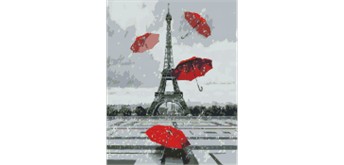 ideyka AMO7219 Diamond Painting - Paris mit Rahmen 40 x 50 cm