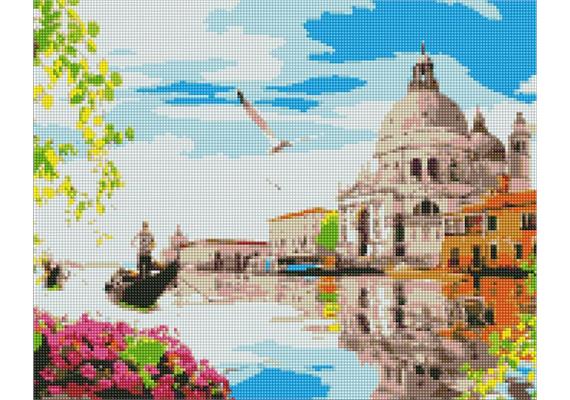 ideyka AMO7226 Diamond Painting - Venedig mit Rahmen 40 x 50 cm