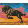 ideyka AMO7354 Diamond Painting - Mustang mit Rahmen 40 x 50 cm