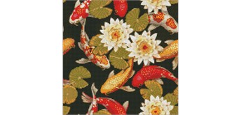 Ideyka AMO7401 Diamond Painting Regenbogen Karpfen 40 x 40 cm