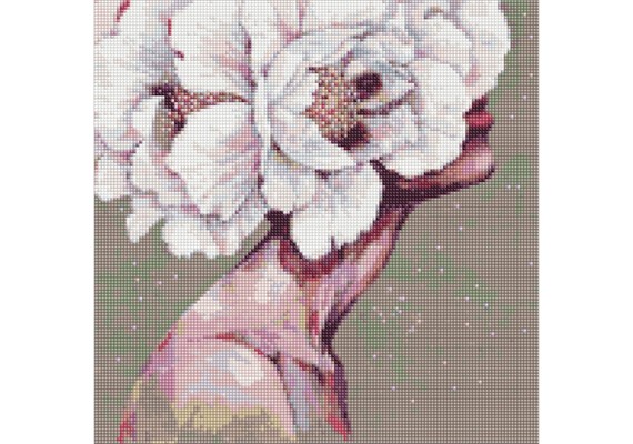 Ideyka AMO7612 Diamond Painting Ein exquisites Mädchen 40 x 40 cm