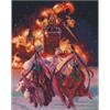 ideyka AMO7619 Diamond Painting - Das Feuer der Freiheit mit Rahmen 40 x 50 cm