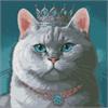 ideyka AMO7620 Diamond Painting - Stolzer König mit Rahmen 40 x 40 cm