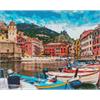 ideyka AMO7627 Diamond Painting - Stadt in Italien mit Rahmen 40 x 50 cm