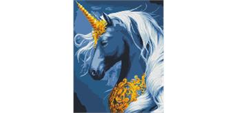 ideyka AMO7766 Diamond Painting - Magisches Einhorn mit Rahmen 40 x 50 cm
