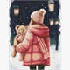 Ideyka AMO7784 Diamond Painting Winterspaziergang 30 x 40 cm