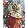 Ideyka AMO7816 Diamond Painting Schlaue Eule 40 x 50 cm