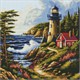Ideyka AMO7817 Diamond Painting Meeresbrise 40 x 40 mit Rahmen