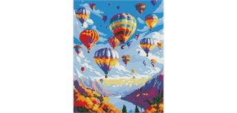 Ideyka AMO7841 Diamond Painting mit Rahmen - Magischer Flug 40 x 50 cm